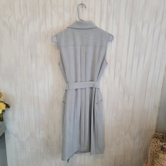 Calvin Klein Gray Zip & Tie Dress 6 - Picture 5 of 5